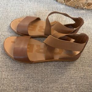 Sorel Brown Sandals